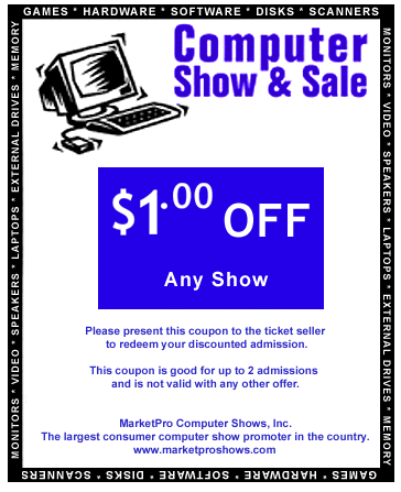 Computer Show & Sale Coupon